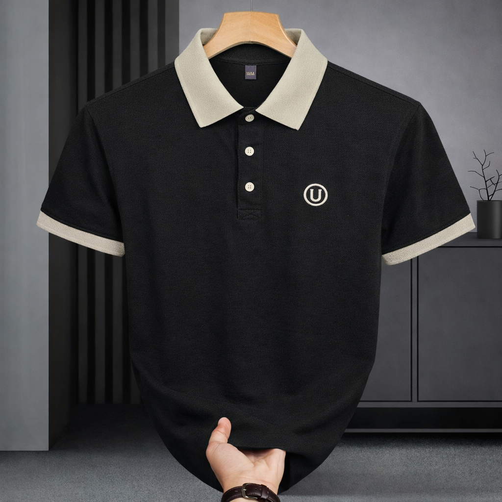 U - PK POLO - BLACK